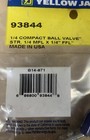 Yellow Jacket Straight 1 4  Compact Ball Valve 93844