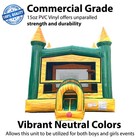 Commercial Inflatable Bounce House Modular Yellow Castle Bouncer Jumper W Blower