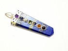 Lapis Lazuli 7  Chakra Reiki Aura Meditation Crystal Quartz Healing Pendant