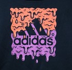 Adidas Originals Hoodie Youth Medium Slime Drip Graphic Black M 10 12 Sweatshirt