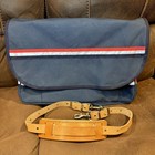 Vintage Usps Us Leather Strap Canvas Mail Postal Carrier Messenger Bag Rare
