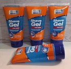 4 Tubes 6oz Sensitive Skin Care Shaving Shave Gel Men Moisturizes Aloe Vitamin E