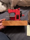 Vintage Electric Little Modiste Child   s Sewing Machine Toy - Red W  Box