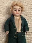 Antique German Kling Bisque Dollhouse Boy All Original Costume 3 75    Petite
