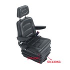 Tractor Forklift Seat Suspension Adjustable Backrest Armrest Safety Belt