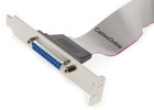 Db25 Female To 26-pin  2x13  Idc Female Motherboard Parallel Adapter W bracket