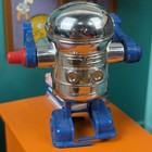 1979 Tomy Robot Space Sci-fi Walking Wind-up Toy Works