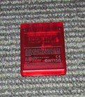 Official Sony Playstation 2 Ps2 8mb Clear Red Memory Card Scph-10020