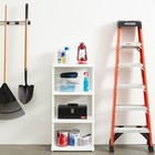 Gracious Living 4 Shelf Fixed Height Solid Light Duty Storage Unit 12 X 24 X    