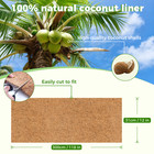 Bamworld Coco Liner Roll 12x118 Inch Natural Coconut Coir Liner Sheets Coco Mat