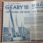 Vintage Geary 18 Official Building Plans - Sailing Flattie Iyra Yacht Racing