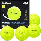 Outdoor Pickleball Balls Usapa Approved 4 Pack 12 Pack 40 Holes Competition 
