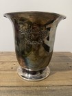 Vintage Victorian Style Silver Plated Fluted Champagne Chiller Wine Ice Bucket