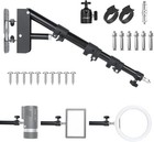 Ring Light Wall Mount Adjustable Length 17 -43 3 boom Arm Stand For Photograp   
