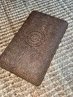 Antique Anglo-indian Hand Carved Hardwood Trinket Box With Floral Motifs