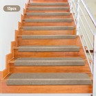 Beige Set Of 13 Non-slip Carpet Stair Treads  9 5  X 21 7   Rugs For Stairs