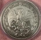 Vintage Pancho Fransico Villa 5oz Silver 5oz Cinco Onzas Mexico Revolution Hero 