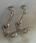 2 Restoration Hardware Rh Large Campaign Polished Chrome Towel Robe Hooks