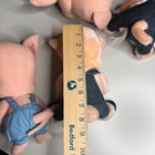 Lot Of 4 Vintage 1993 Looney Tunes Porky Pig Plush Toys Warner Bros Denim Overal