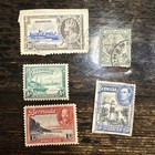 22 Vintage Caribbean Stamps Bermuda Jamaica St Lucia Barbados Antigua   More