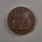 Bank Of Montreal 1844 Province Of Canada Half Penny Token Bn Copper Km  Tn1