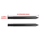 Pair Quick Attach Bale Spike Sleeves Hay Bale Spear  Stabilizer Powder Coated