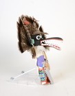 Hopi Black Ogre Kachina   Katsina Doll  Wall Hanger