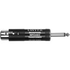 Livewire Essential High Impedance Transformer Adapter 1 4  Ts To Xlr Female
