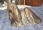 Maltese Bronze Statue Sculpture  Vintage 7  Long  5 5  Tall