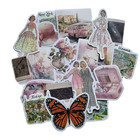 15 Piece Sticker Lot  Scrapbooking Supplies  Junk Journal Supplies