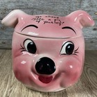 50s Cookie Jar Pig    go Ahead Make A Pig Of Yourself    Perfect  Deforest Of Cali