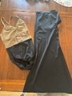 Kelle Women   s Black Solid Mesh Nylon Dance Leotard Unitard Bodysuit Size Small