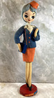 Vtg 1964 Ny World s Fair Miss New York Pose Doll 1960s Japan Airline Stewardess