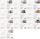 Gb Postcards Phq Cards Used Fdi Pack No 431 2017 Landmark Buildings Addressed