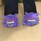 Gengar Slippers With Socks  Eevee Demon Warm Soft Sole Funny