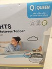 Serta 3  Cool Nights Gel Memory Foam Mattress Top  Queen Open Box  Sealed Topper