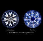 8 Ct Round Cut Fl d Certified Moissanite Stud Earrings Screw Back 14k White Gold