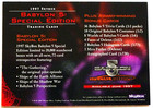 Babylon 5 Special Edition 1997 Fleer Skybox Promo Card Unnumbered 