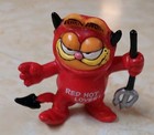 Vintage 1981 Garfield Cat Figure Red Hot Lover Devil Valentines