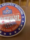 Vintage Pro Football Hall Of Fame Festival Canton Ohio Stars Pin Button Hof