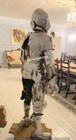 Medieval Knight Wearable Suit Of Armor With Sallet Helmet Crusader Gothic Gift 