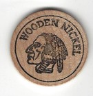 Syracuse University  New York  Founded 1870  Token  Indian Head Wooden Nickel