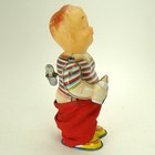 Japanese Tin Baby Pulling Pants Down Wind-up Toy - 1950 s - Near Mint