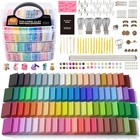 82 Colors Polymer Clay Kit  Oven Bake Clay For Kids  19 Sculpting Tools  16 A   