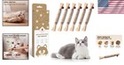 Safe   Fun Catmint Silvervine Chew Toys - 6 Pack For Healthy Teeth And Play