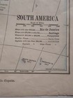 Vintage South America Map Ecuador Boundary Dispute Williams Engraving Company 