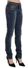 Galliano Jeans Blue Washed Star Strass Embellished Denim Pants S  W26 Rrp  350