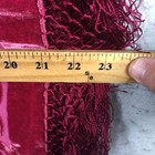 Vintage Burnout Velvet Floral Shawl Wrap Fringe Boho 44x56 Roses Pattern
