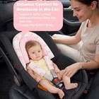 Infant Car Seat Insert With Strap Covers  2 In 1 Car Seat Head Support Baby G   