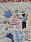 Hawaiian Abc s Alphabet Baby Blanket Comforter Crib Quilt Wall Pink 50 x41 